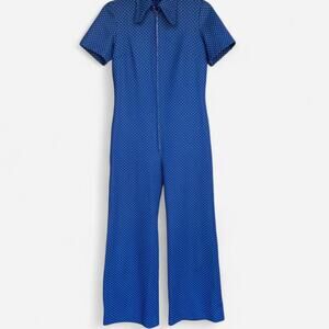 Vintage handmade 1970s jumpsuit with flare pants